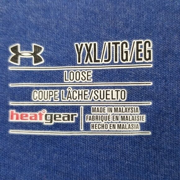 Under Armour Short Sleeve Blue Tee. - Picture 4 of 5